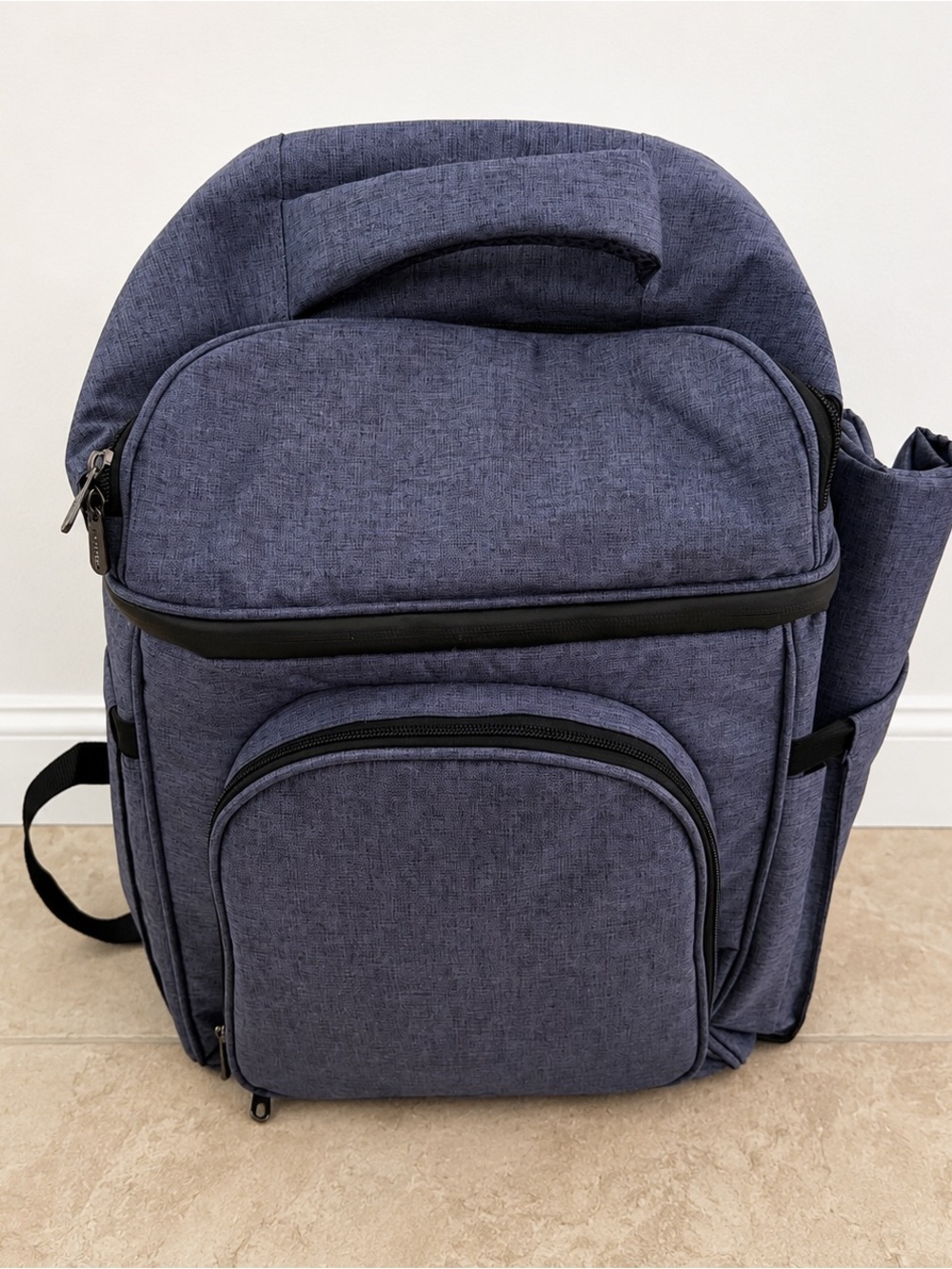 NEW Vogano 2 Person Picnic Backpack Set Insulated Cooler Blanket Travel Bag